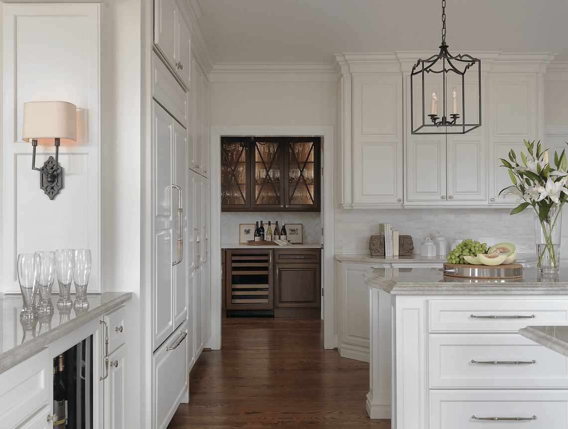 kitchen with butler pantry design