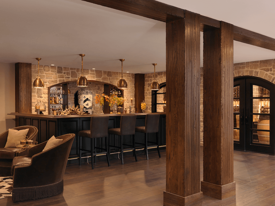 Lower Level Bar | Beck/Allen Cabinetry - Tamsin Design Group