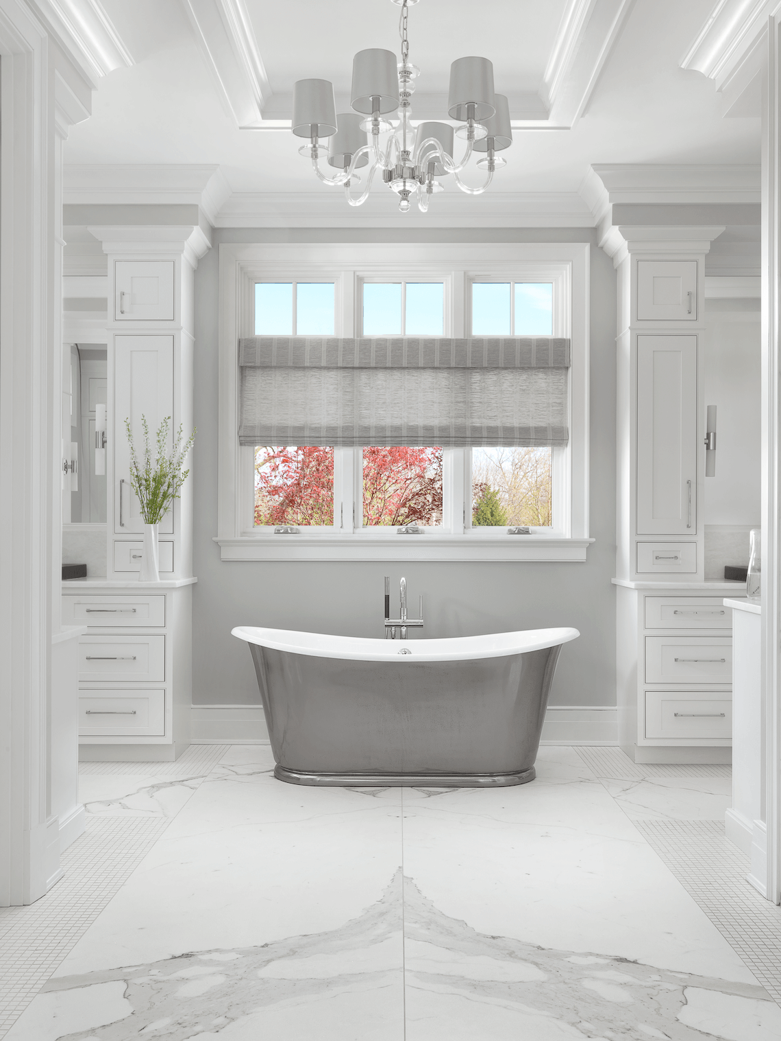 Master Bathroom With Freestanding Tub Beck Allen Cabinetry