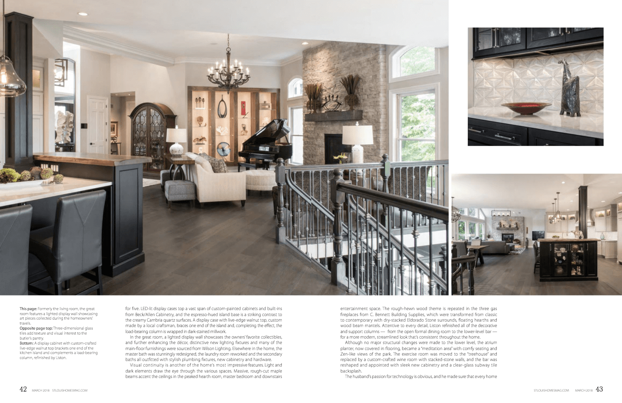 Liston Design Build in St. Louis Homes and Lifestyles