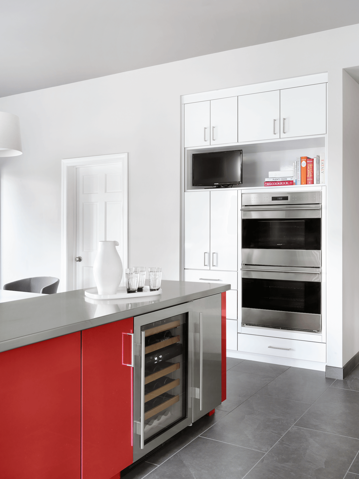 Modern Kitchen with Double Ovens - Beck/Allen Cabinetry