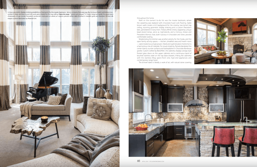 St. Louis Homes & Lifestyles Magazine Featuring Beck/Allen Cabinetry