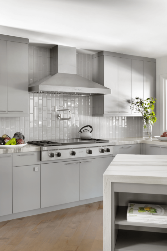 Dovetail Gray Modern Kitchen
