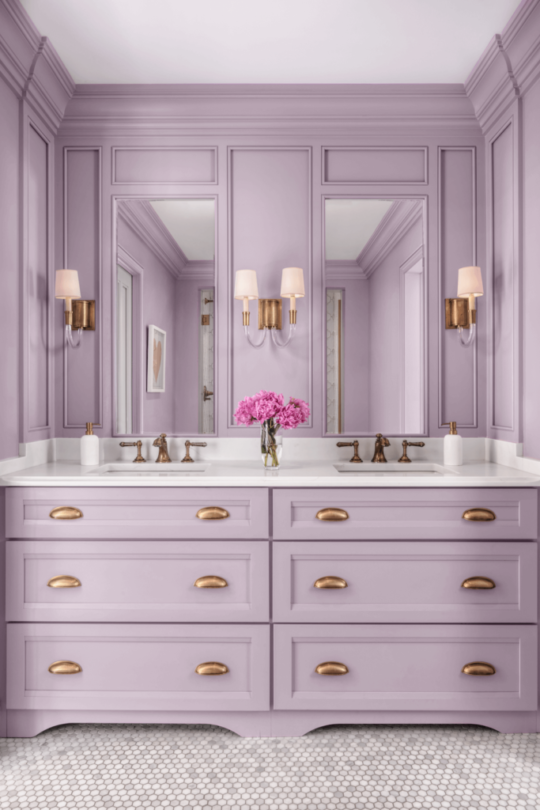 Girls Bathroom in Rhapsody Lilac