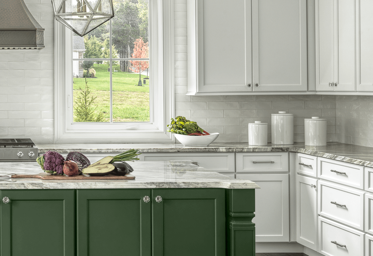 Color in the Kitchen: Sherwin Williams Vogue Green