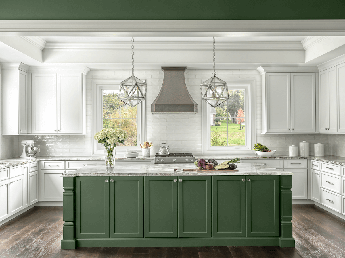 Custom Colored Cabinetry