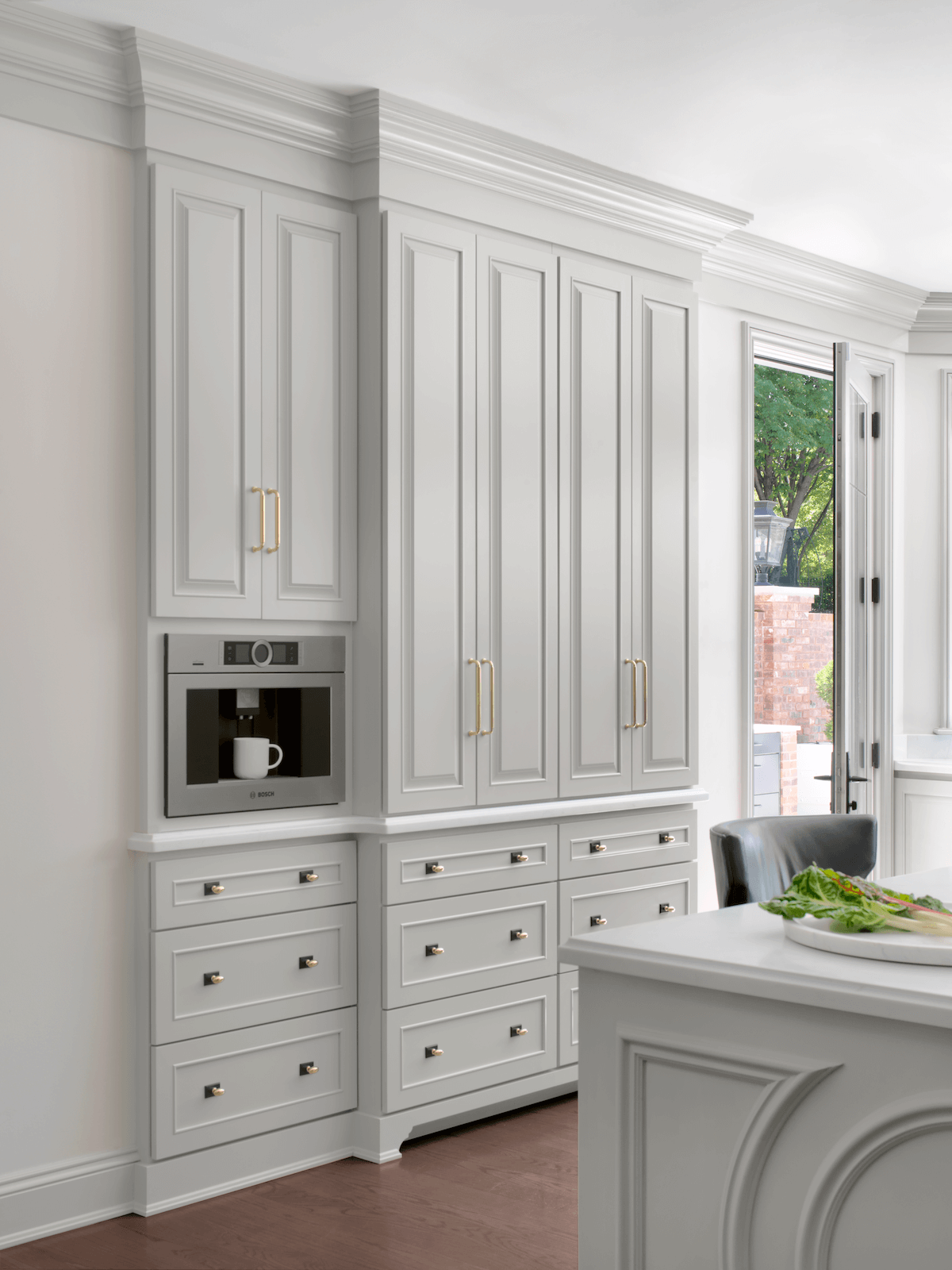 Built-in Coffee Machine and Cabinetry