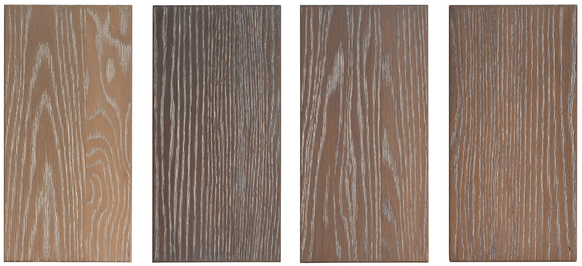 Cerused wood stains by Crystal Cabinets