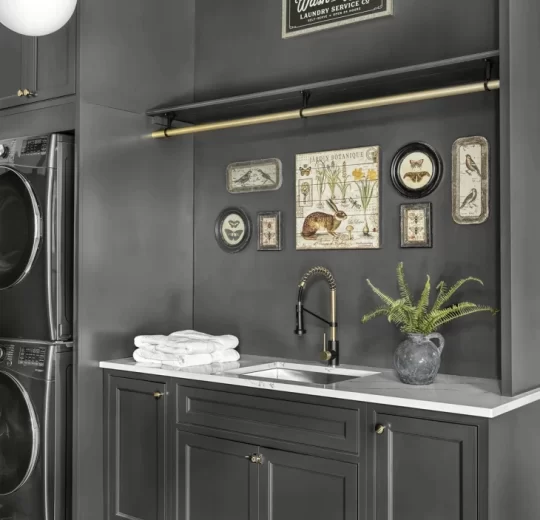 Laundry Room Modern Grey Design