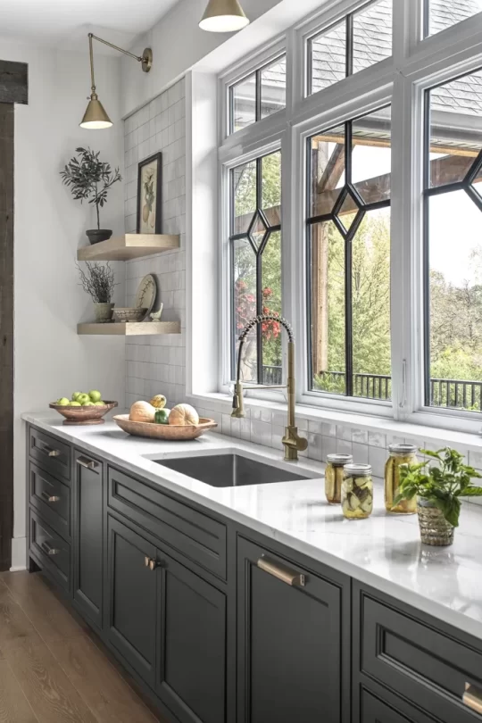 Modern Kitchen Sink Area