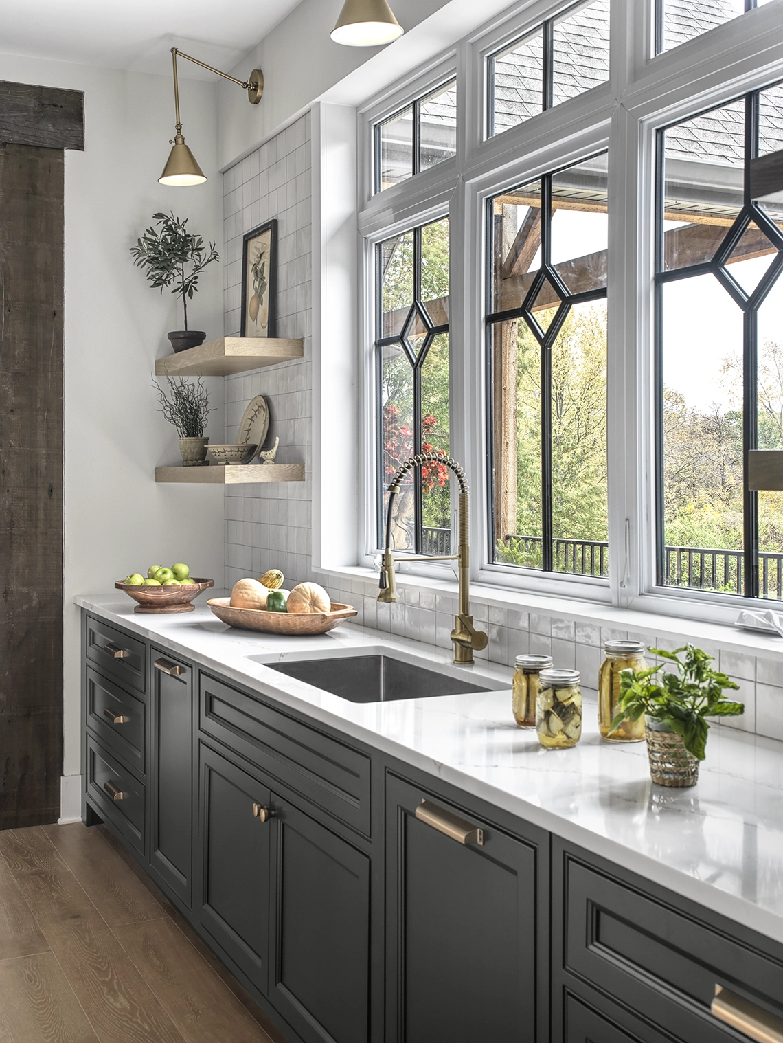 Modern Kitchen Sink Area